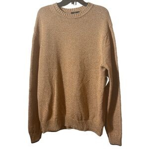 TODD & Gunn camel colored Italian yarn sweater